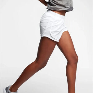 Nike Tempo Women's‎ Brief-Lined Running Shorts in white, size XS